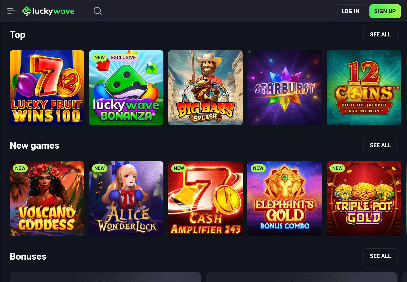 Luckywave сasino